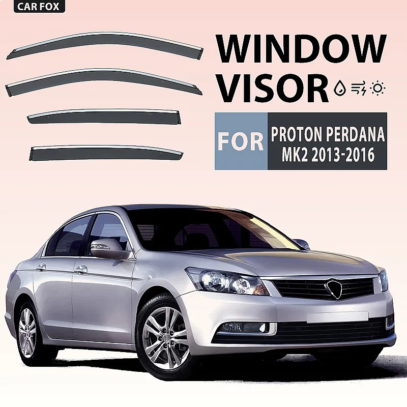 

For Proton Perdana 2013-2016 Car Window Visor Rain Guard Sun Shade Side Deflector Accessories