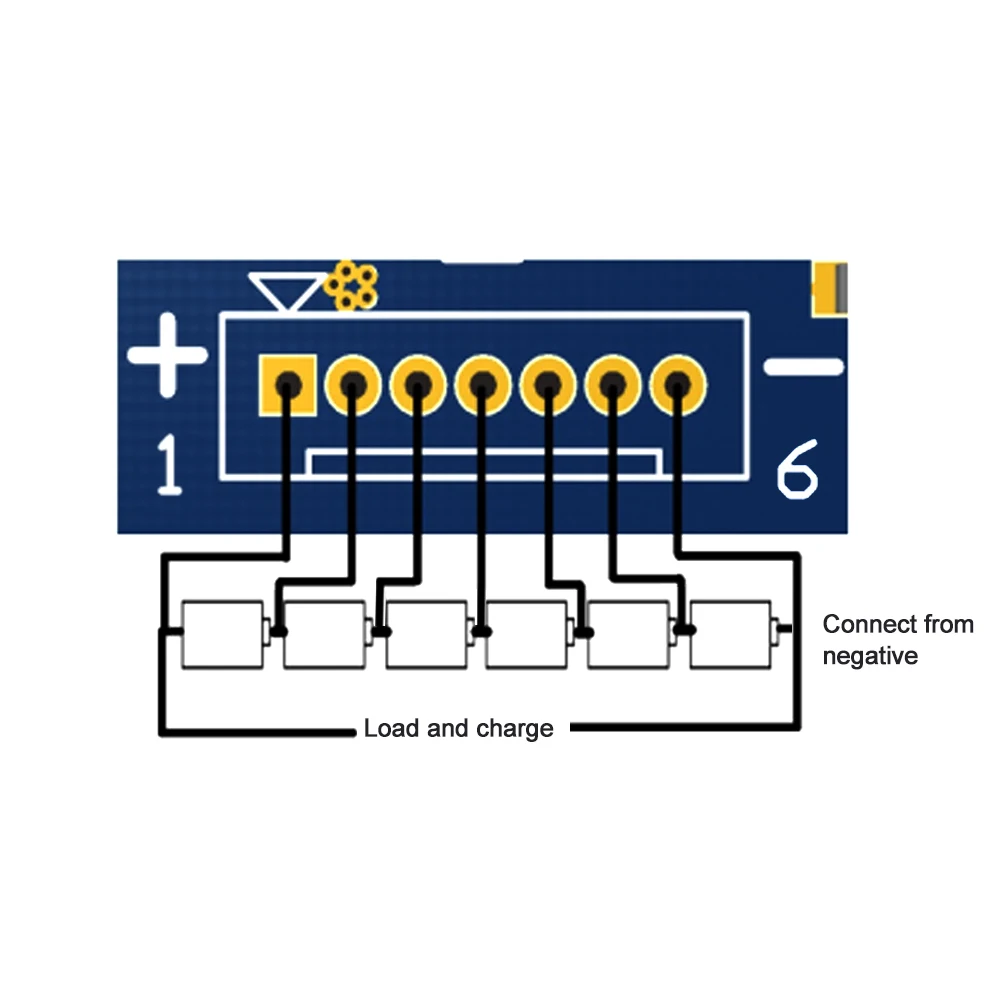 Titanato De Lítio Bateria Carregamento Proteção Board, Módulo Equalizador Capacitivo, Bateria Sistema De Gestão, 6S