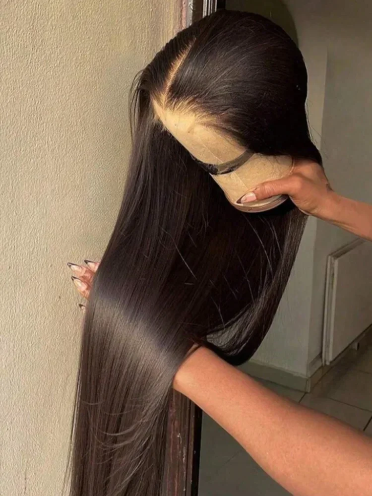 2026 13x6 HD Lace Front Human Hair Wig Straight Glueless 5x5 Lace Closure Wig for Women