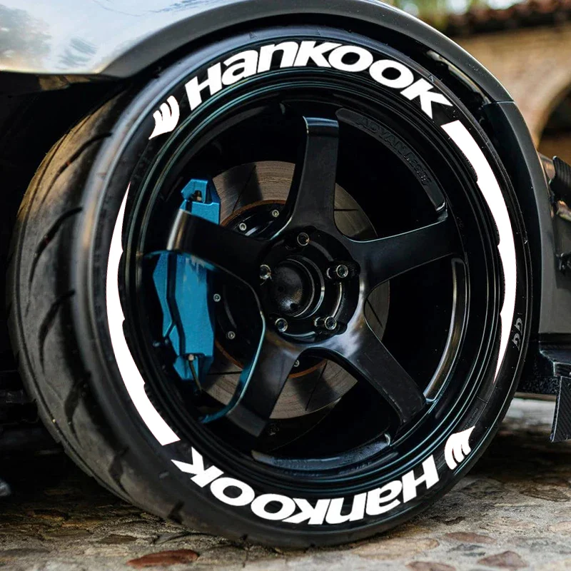 8Sets HANKOOK Tire Lettering Sticker For 15