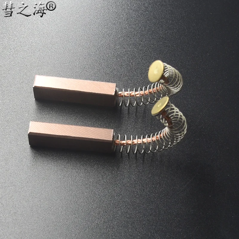 

10PC high copper DC motor 6 * 10 * 32 spring carbon brush universal wear-resistant carbon brush of various specifications