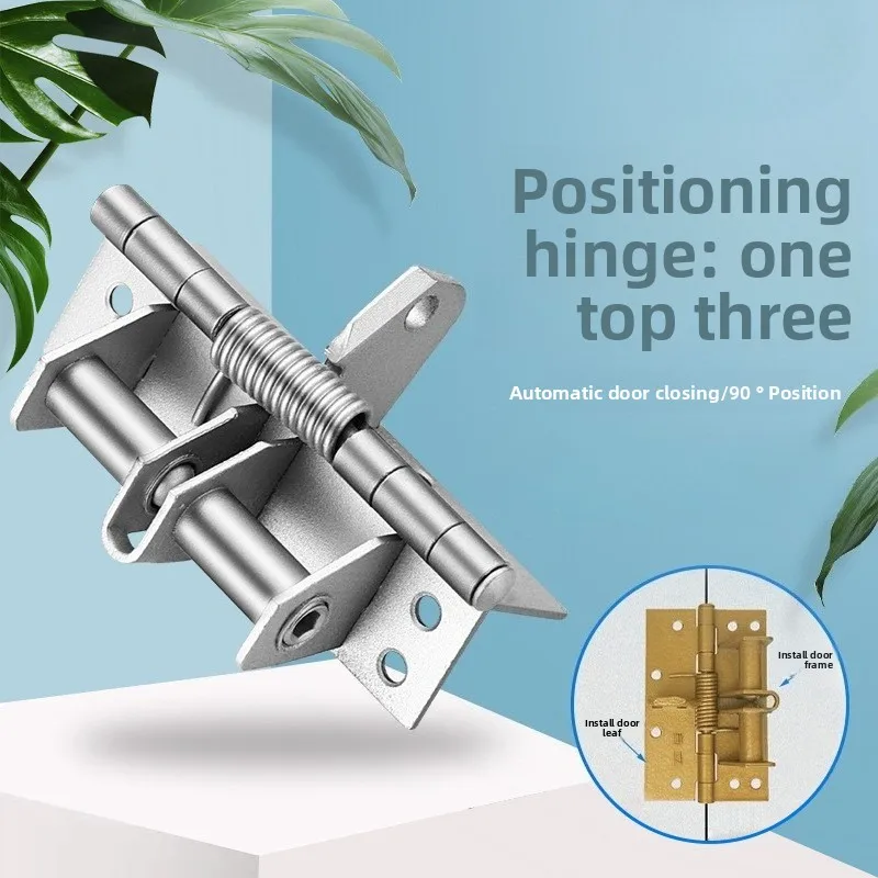 

Automatic Door Closing Hinge 90 Degree Positioning 4 Inch Concealed Spring Hinge for Wood Door Multifunctional Door Closer mesas
