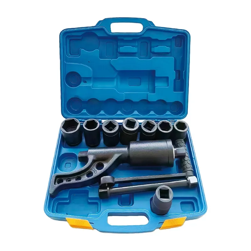 Heavy tire labor-saving wrench with 8-sleeve force-increasing wrench Hand crank labor-saving wrench Truck tire