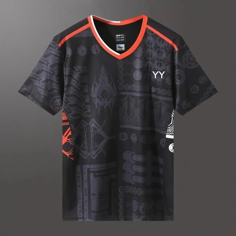 2025 New YY Spring and Summer Badminton Sportswear T-shirt Short Sleeve Comfortable Breathable Sweat-absorbent Quick-drying Top