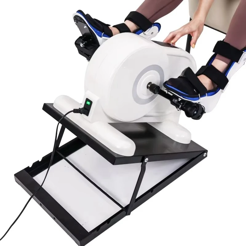 

Customizable Home Therapy Mini Pedal Exerciser Disability Rehabilitation Bike with Foot Boots and Base