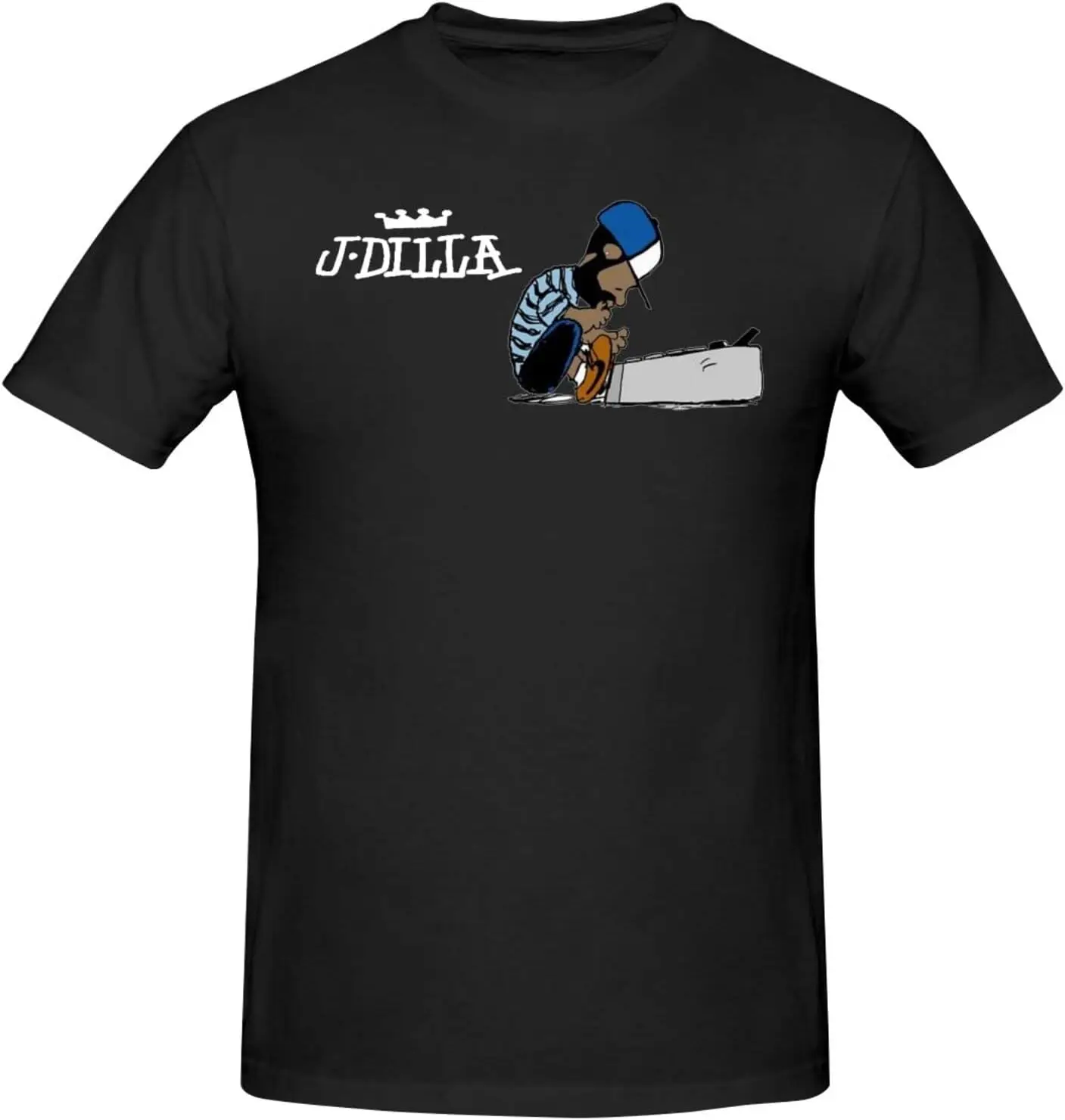 J Dilla Men's Cotton Short Sleeves  Tees High Quality 100%Cotton Short Sleeve