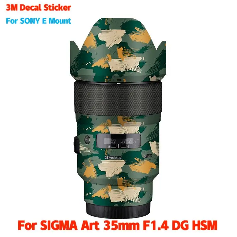 Art35 F1.4 DG HSM Anti-Scratch Lens Sticker Protective Film Body Protector Skin For SIGMA Art 35mm F1.4 DG HSM for SONY E Mount