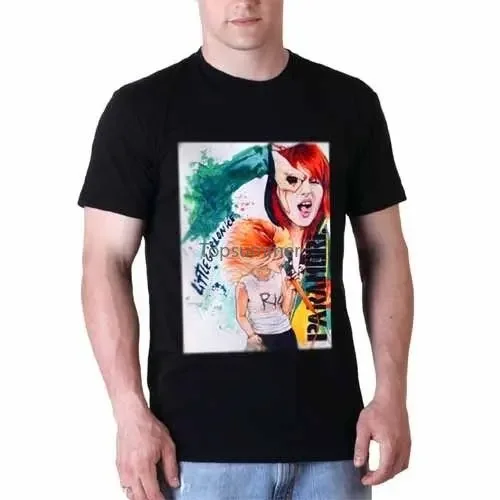 Hayley Williams Paramore Band T-Shirt New Men'S Tee Size S-3Xl 100% Cotton Short Sleeve O-Neck Tops Tee Shirts Mens 2018