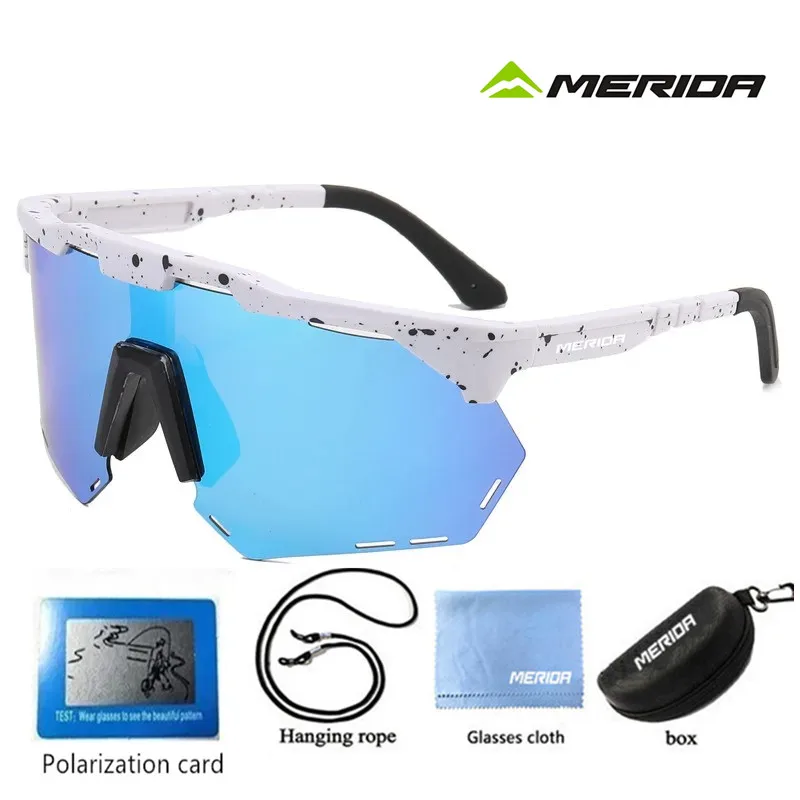 

MERIDANew Men's and Women's Cycling Polarized Sunglasses, Running and Mountaineering Glasses, Party Photography Colorful Sunglas