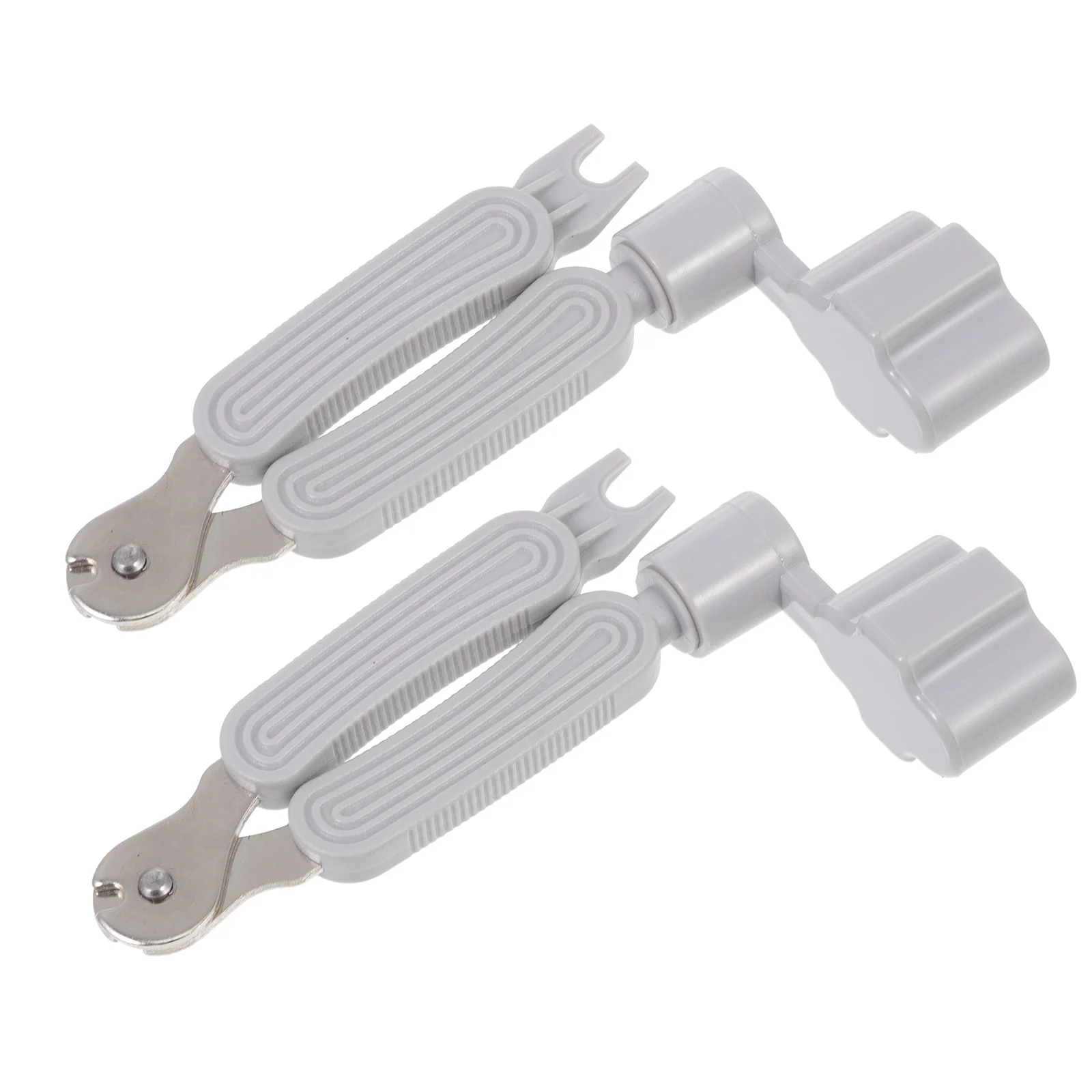 

2Pcs Guitar String Winder Professional 3 in 1 String Cutter Bridge Pin Puller Plastic Repair Tool for Acoustic Guitar
