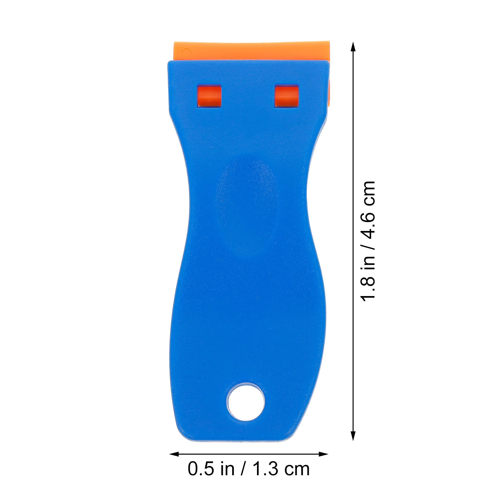 Raschietto in plastica per rimozione adesivi Strumento di pulizia Resistente alla corrosione Raschiatura decalcomanie Etichette Residui di colla