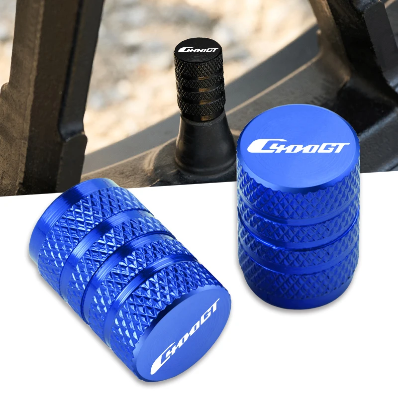 오토바이 CNC 알루미늄 타이어 밸브 에어 포트 스템 커버 캡, 범용 액세서리, BMW C400GT C 400GT C400 GT 2019-2023, 2 개