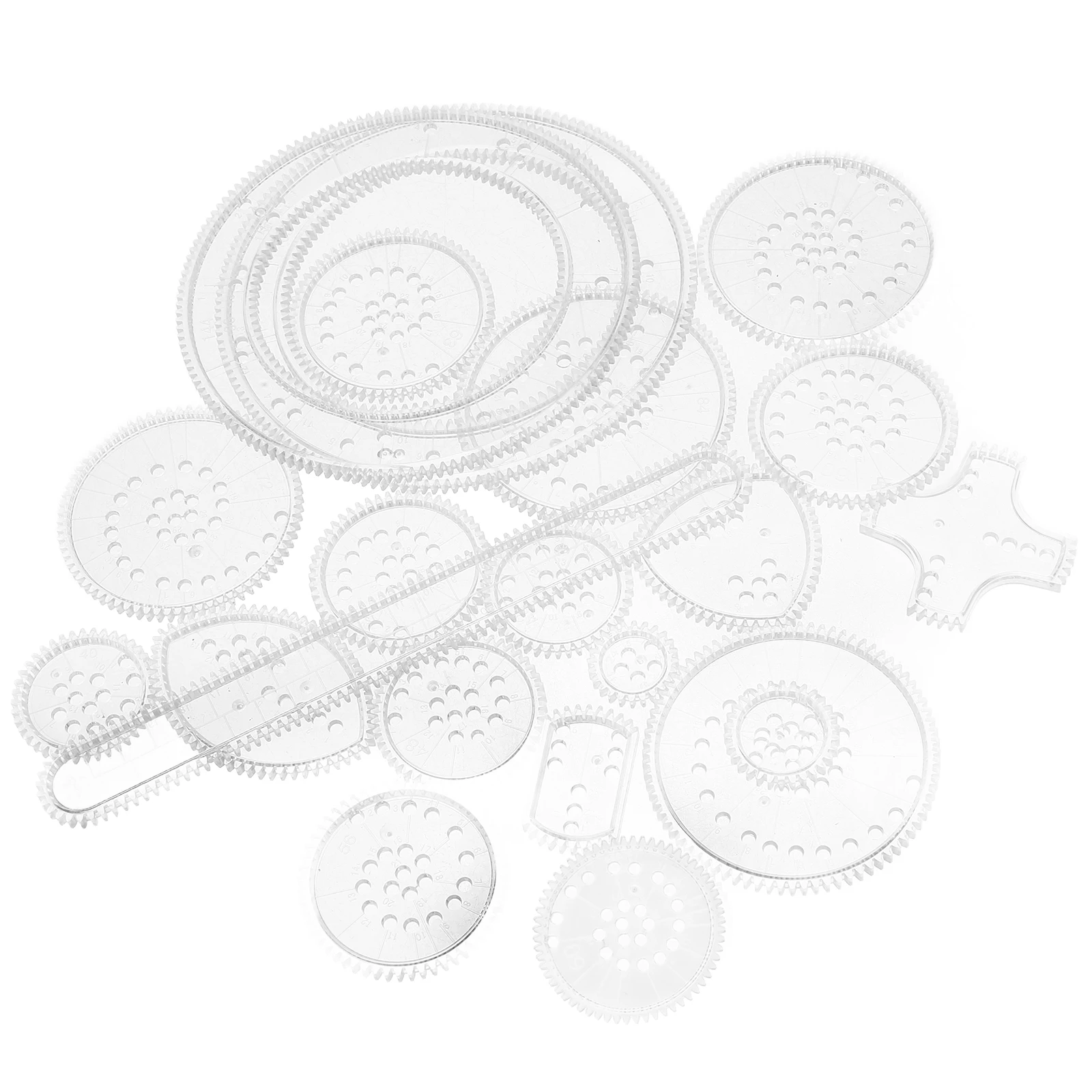 Drawing Template Set Colorful Ruller Novel Kids Toys Creative Educational Art Supplies Child Development Interactive Fun