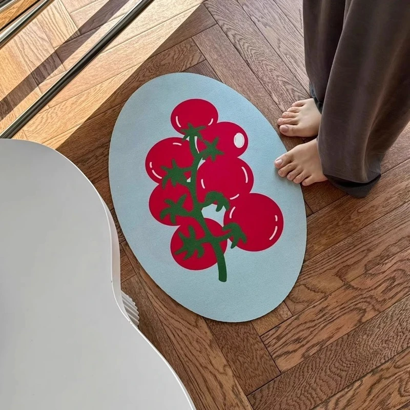 For Thickened Diatom Mud Bathroom Absorbent Floor Mat Quick-drying Carpet, Toilet Door Toilet Household Foot Mat