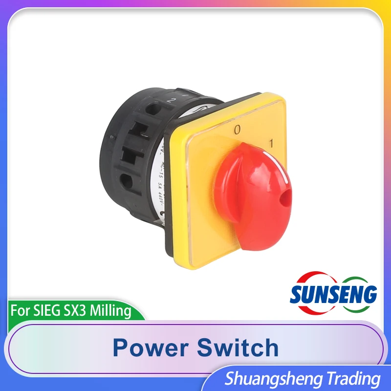 Power Switch for the SIEG SX3-218&JET JMD-3 Milling Machine Parts