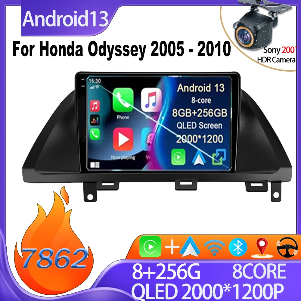 

Car Android For Honda Odyssey 2005 - 2010 GPS Navigation Multimedia Player Rear Camera Mirror Link Bluetooth 5G Wifi No 2din DVD