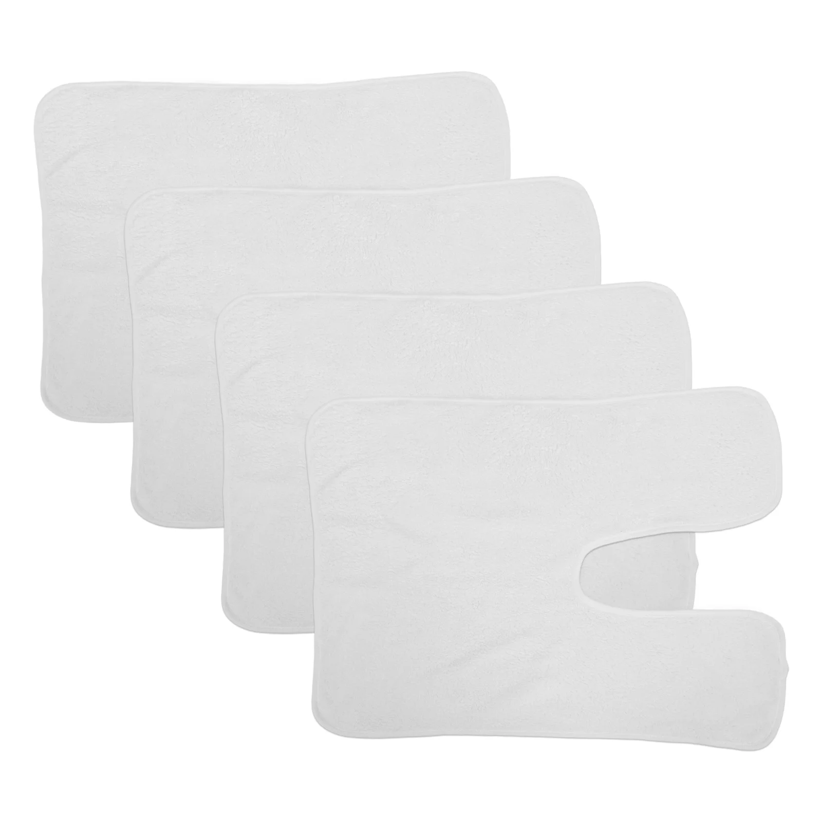 

4 Pcs Towel Beauty Care Face Steaming Towels Spa Facial Skincare Microfiber Esthetician White for