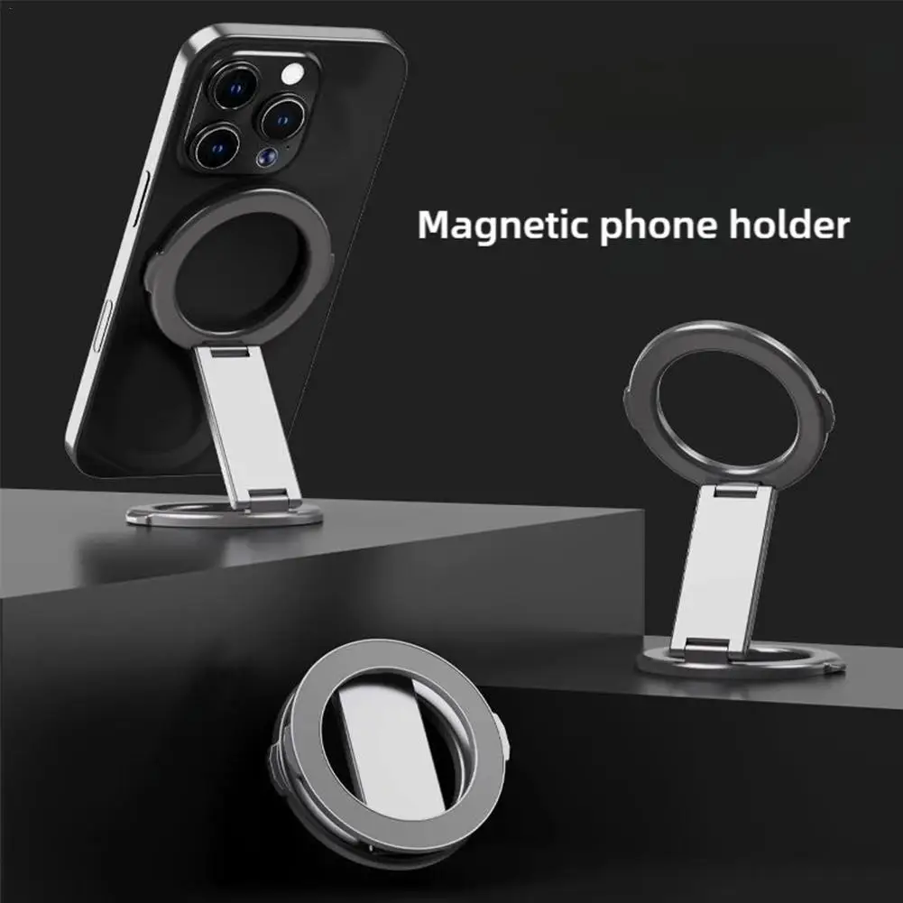  Double-sided Magnetic Phone Finger Holder Desktop Stand For IPhone 14 15 16 Pro Max Phone Accessories