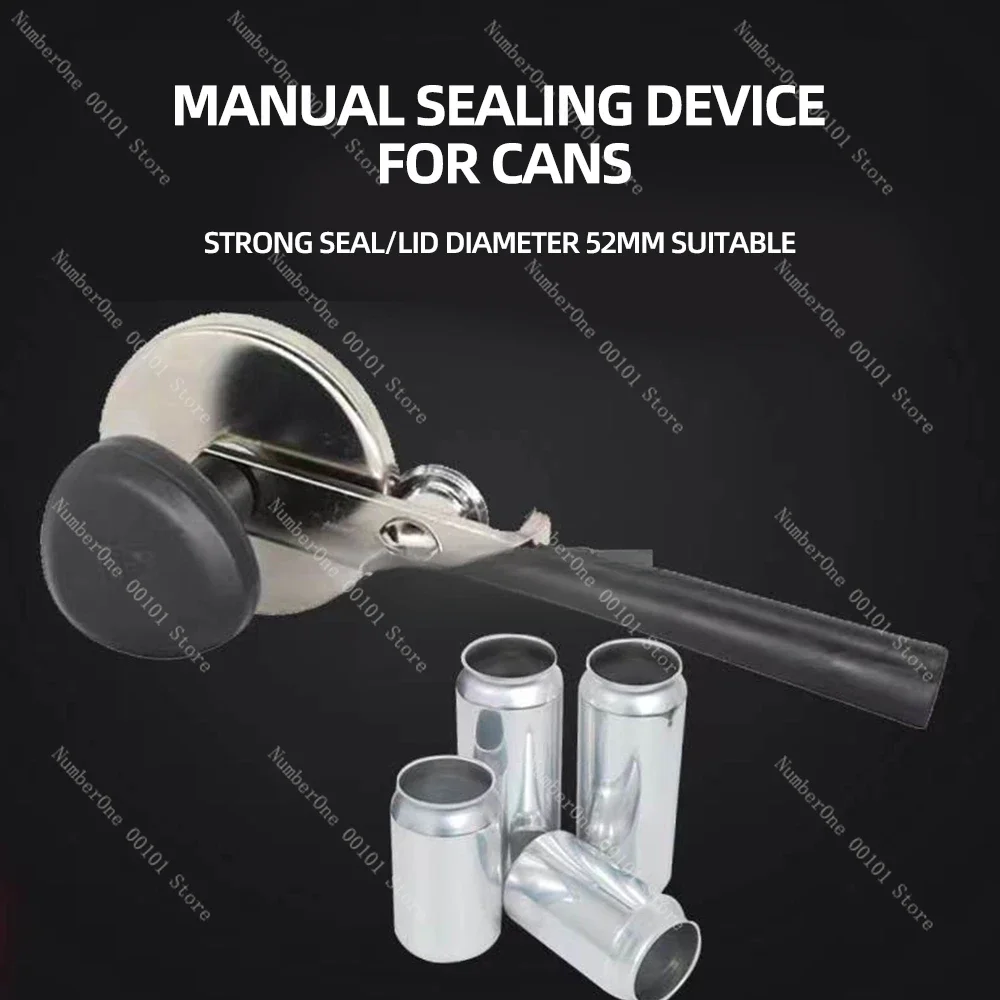 Manual Can Sealer Portable Bottle Sealing Machine Aluminum Cans Sealing Machine