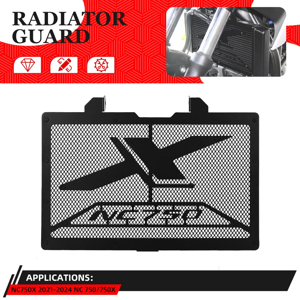 NC750X Radiator Guard 2024 For HONDA NC750 NC750S NC 750S/X NC700 2021-2023 Motorcycle Accessories Grille Grill Cover Protector