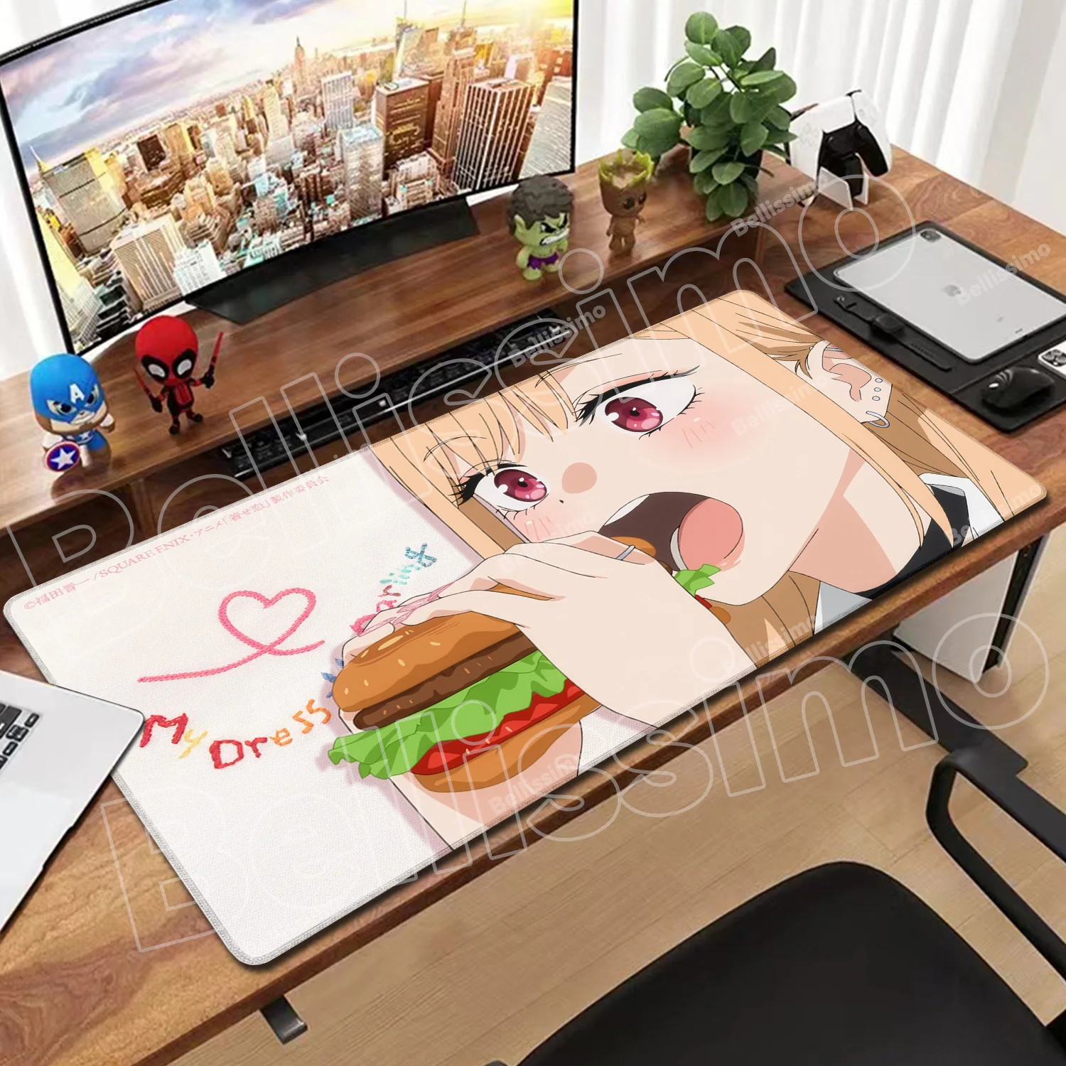 

Mouse Pad Marin Kitagawa Table Mat Large Deskmat Desk Deskpad HD Moused Mousepad Gamer Mats Speed PC non-slip Accessories Carpet