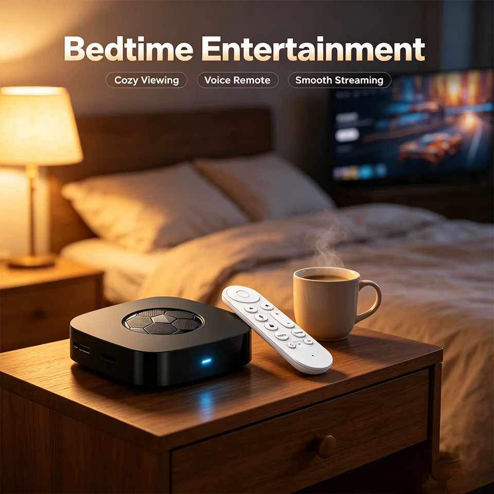 T1 RK3518 TV Box Android 16 Voice Control, 8GB 128GB 256GB Storage, 4K HD Streaming Media Player WiFi 6 Bluetooth 5.0 Smart Set