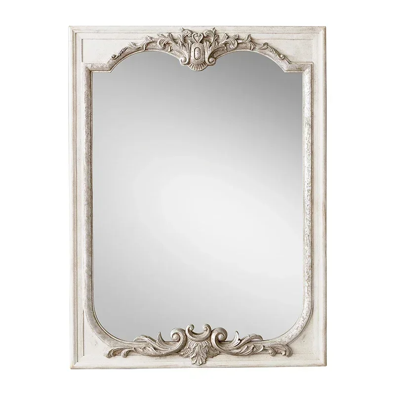 

Decorative Mirrors Large Size Wall Mirror Irregular Bathroom Big Tulip Lamp Floor Room Decor Living Decoration Round Handle Hand