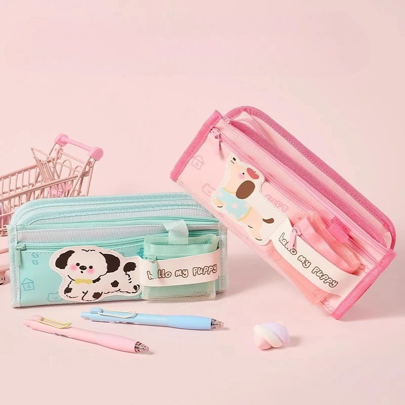 Pencil Bags Wear-resistant Easy To Carry for Storing Stationery Office Supplies Paintbrushes Makeup Brushes Toiletries