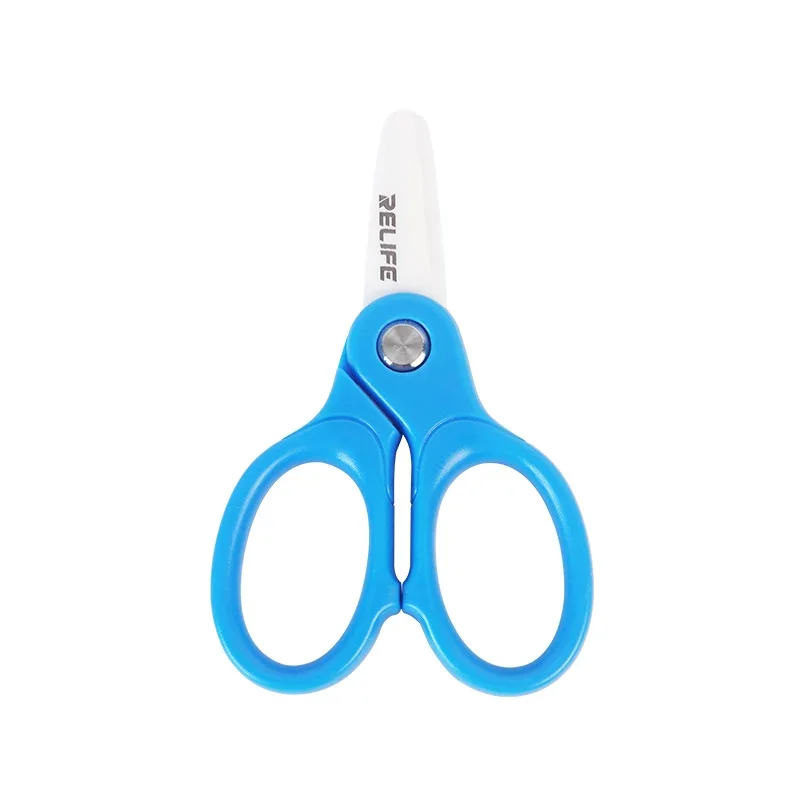 Relife RL-102A Mini Insulated Ceramic Scissors Non-conductive Sharp Cutting Battery Cable Mobile Phone Repair Tool