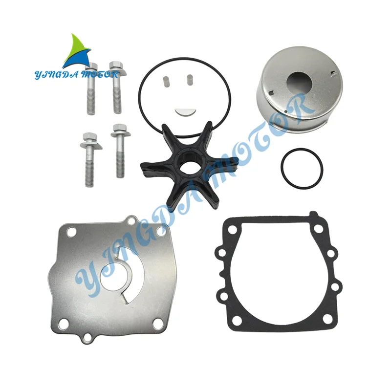 High-quality Water Pump Impeller Repair Kit 6G5-W0078 for Yamaha 2 Stroke 150 175 200 225 HP Outboard Motor 6G5-W0078-A1-00