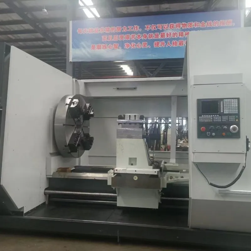 CK61125 heavy-duty CNC lathe with a load-bearing capacity of 15 tons is directly supported by manufacturers to customize