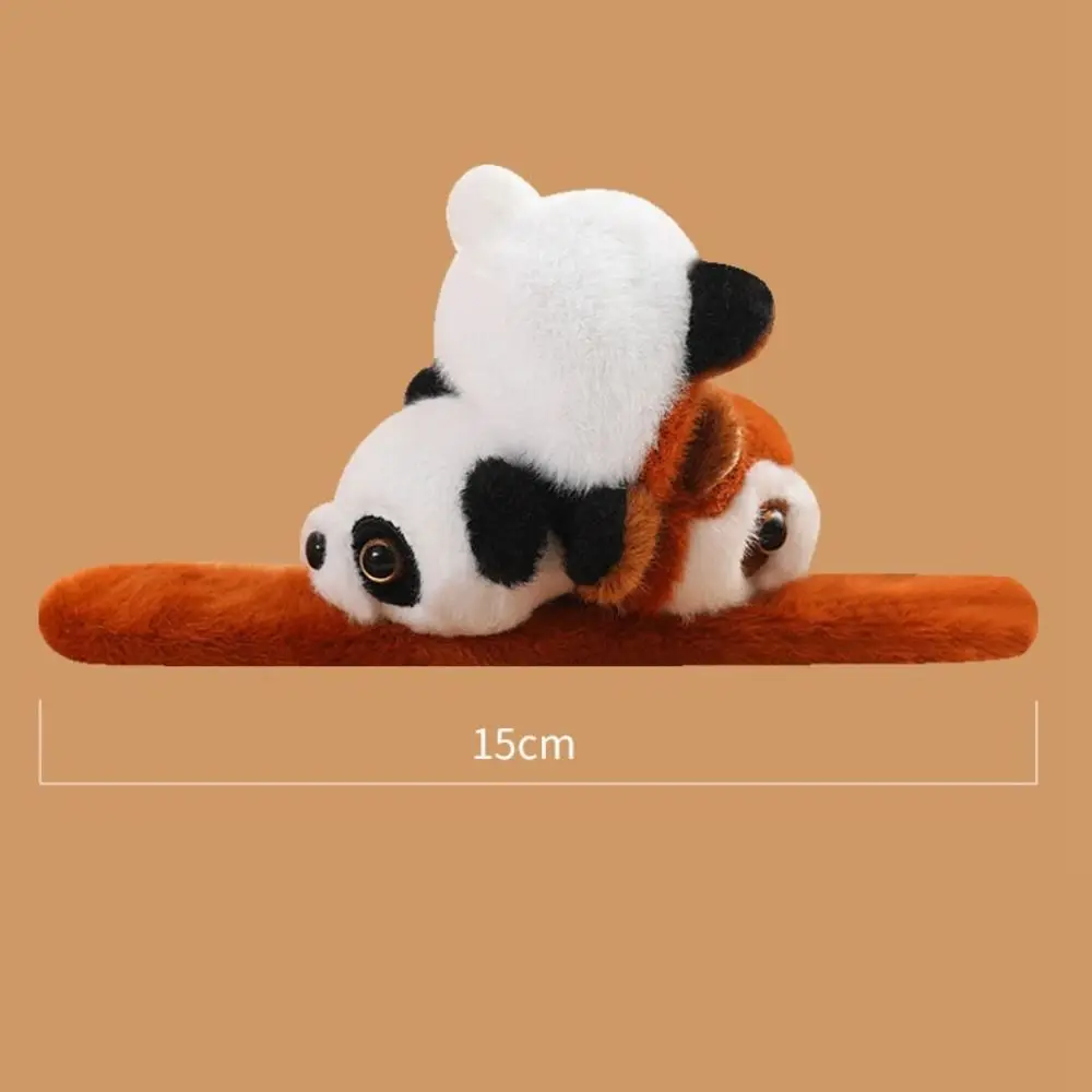 Turn LCDHighland Dog Slap Bracelet Series, Plush Butter Bracelet, Cartoon Cute Butter, Simulation de raton laveur