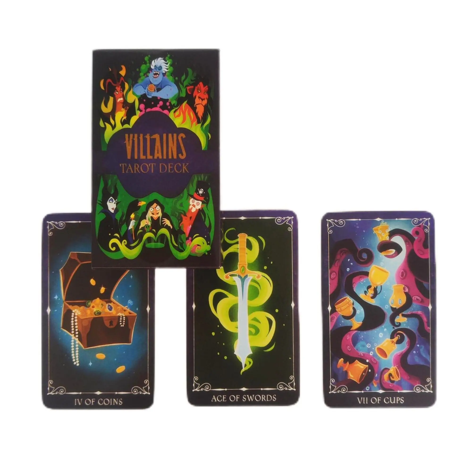 الأشرار التارو الطوابق عالية الجودة العرافة ألعاب الطاولة ألعاب الترفيه الحفلات لعبة بطاقة غامضة