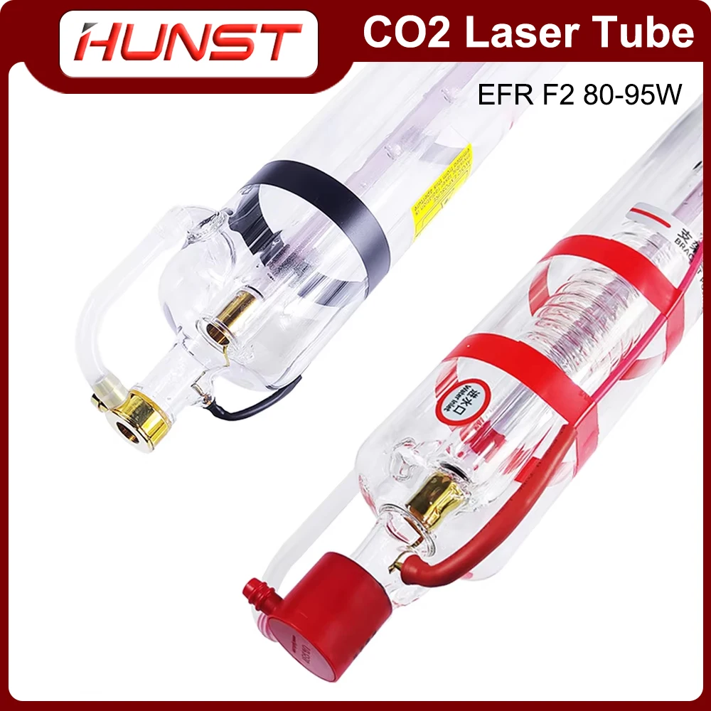 HUNST EFR 80W CO2 Laser Tube Diameter 80mm Length 1250mm Laser Tube Suitable For Laser Engraving And Cutting Machine