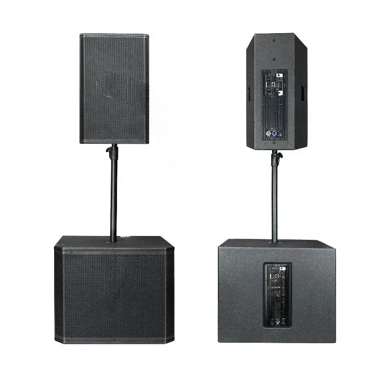 Outdoor PA Professional Sound System 18 Subwoofer Post Array Stage Speakers