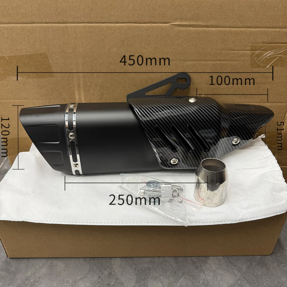 38-51mm Universal escapes mofles exosto motorcycle exhaust pipe