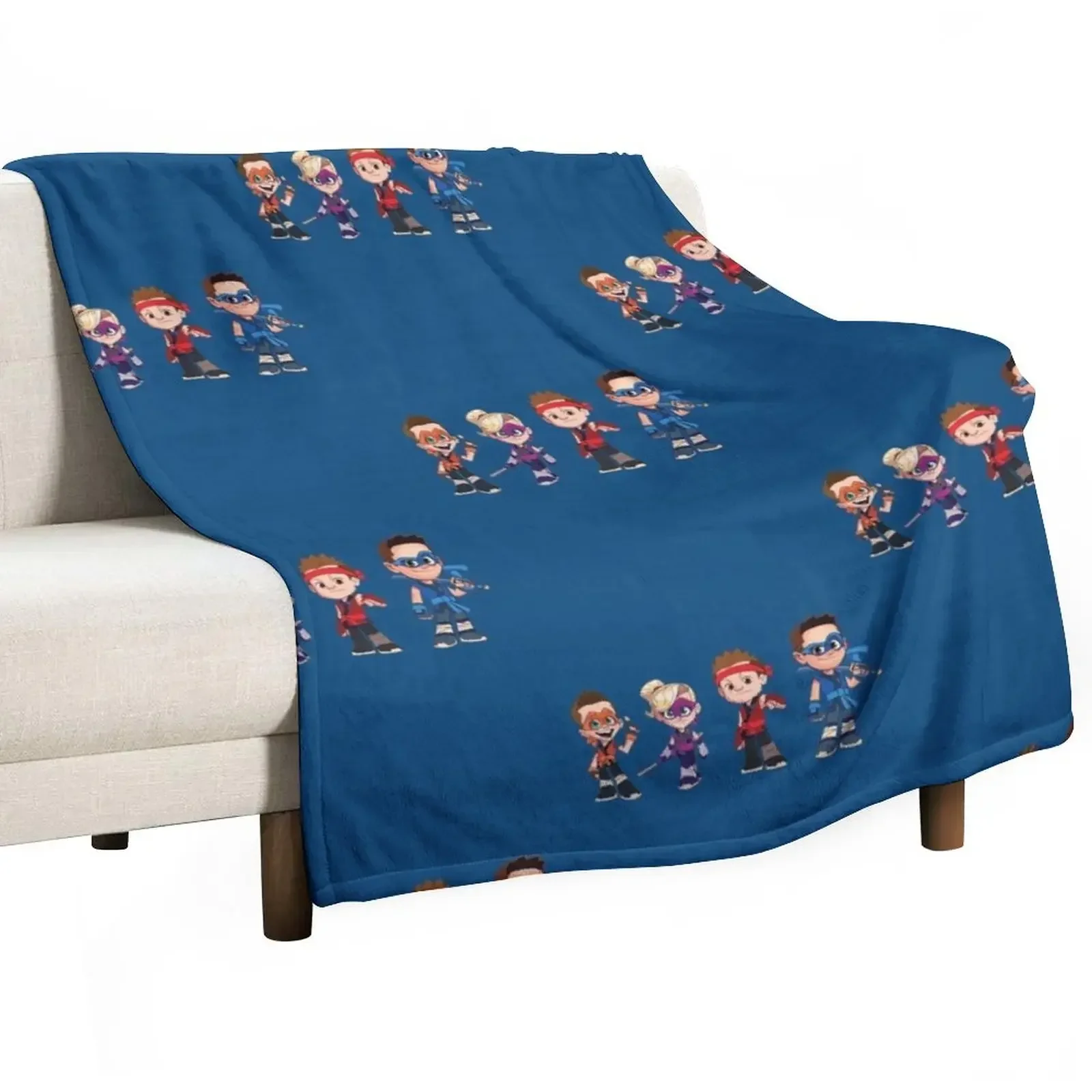 

Ninja Kidz, Cartoon Ninjaz Throw Blanket Hairy Kid'S Blankets