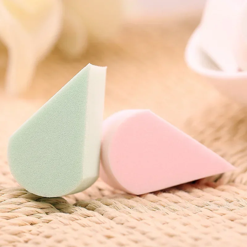 1/4/8/12pcs Liquid Foundation Cosmetics Puff Non Disposable Water Soaked Dry and Wat Dua-use Petal Shaped Fan Makeup Sponge