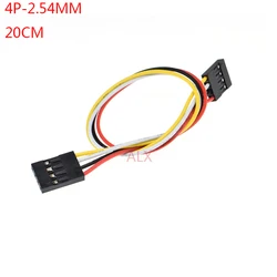 5/10pcs 4pin Dupont Line Female To Female Pitch 2.54mm 20cm Double Head 4p 4 Pin Jumper Cable Wire For Pcb Connector