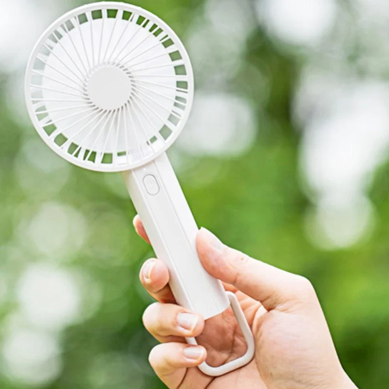 3 Speed Rechargeable Mini Portable Fan Battery Operated Handheld Pocket Fan For Travel Concert Summer Vacation