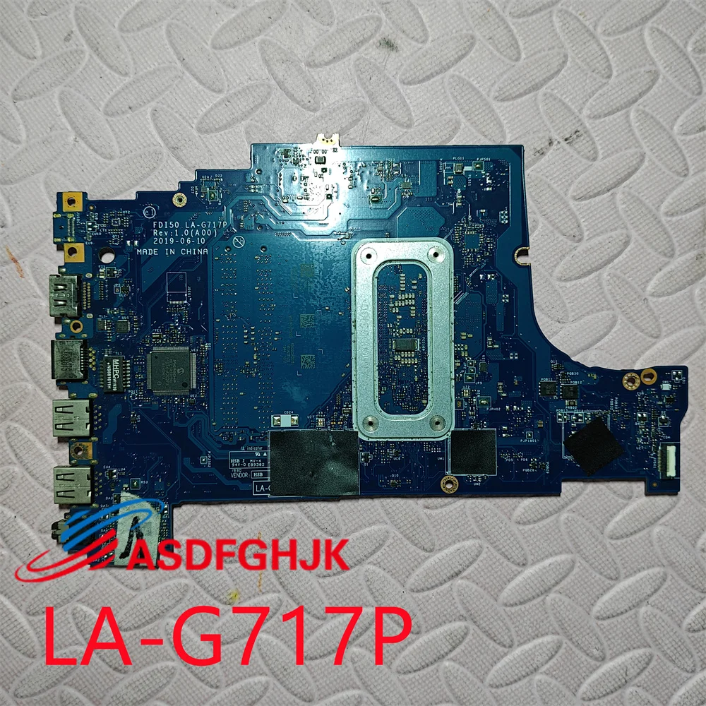 For Dell 3490 3590 3790 5494 5594 Notebook Mainboard LA-G717P 0P43V7 6FMPV i3-10110U i5-10210U i7-10510U Laptop Motherboard Test