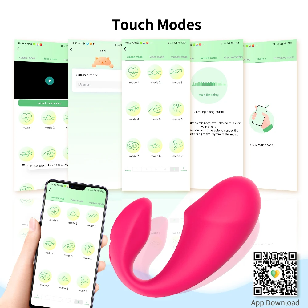 APP Bluetooth Control Vibrator for Women Clitoris G Spot Dildo Massager with 2 Motors Vibrating Egg Panties Sex Toys for Adults