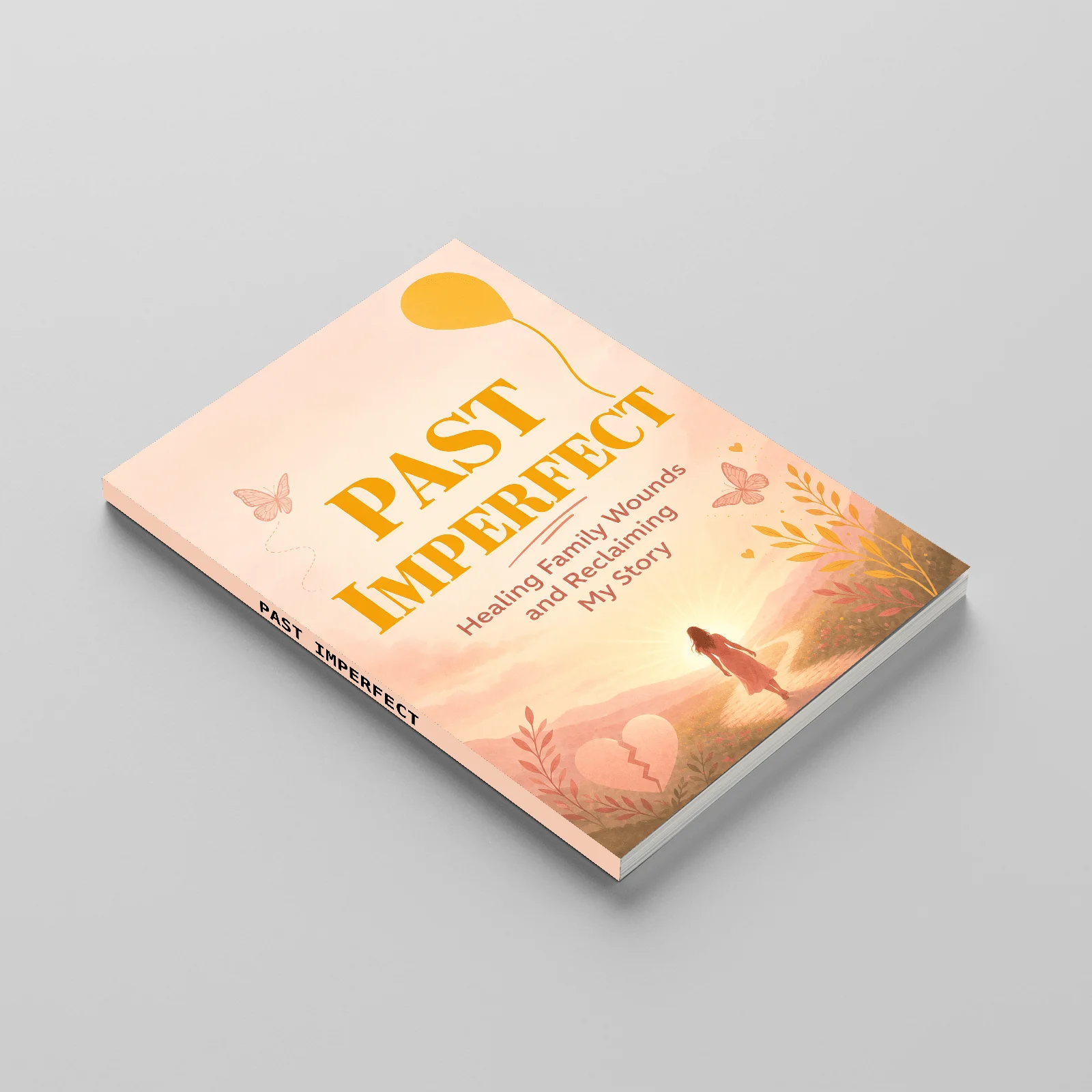 1pc Past Imperfect Personal Growth and Family Reflection Book for Adults, Reading on Family Experiences, Self-Understanding