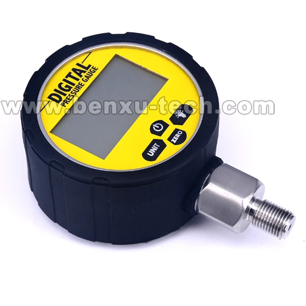 Battery Powered 304SS Metal Case 0.5%FS Digital Pressure Gauge