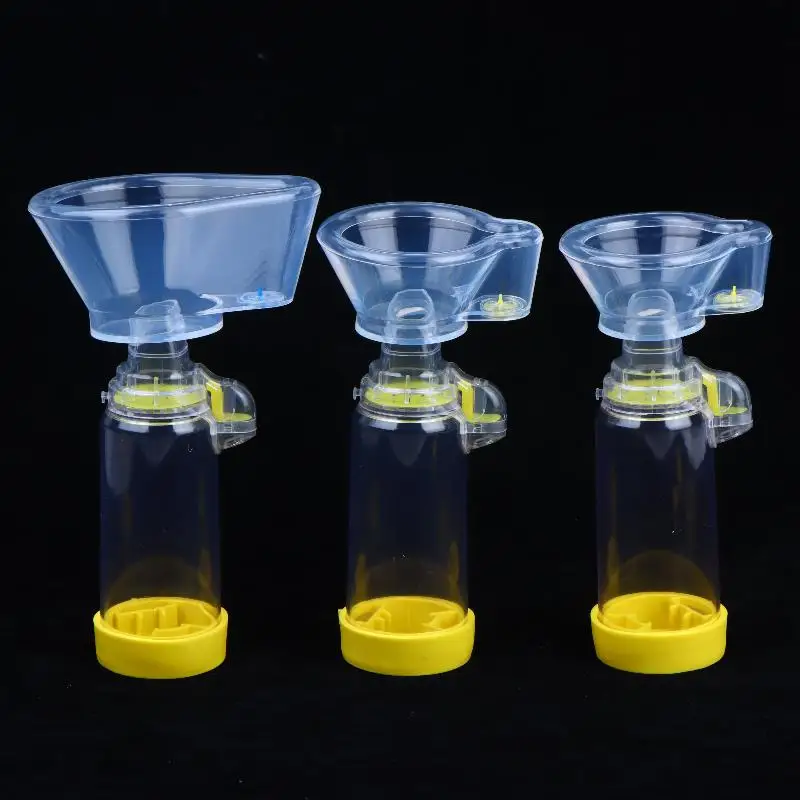 【WA】1Pcs Silicone Aerosol Cabin Surgical Supplies Adult/Pediatric/Baby Asthma Spacer Inhaler Spacer Device Health Care Tools