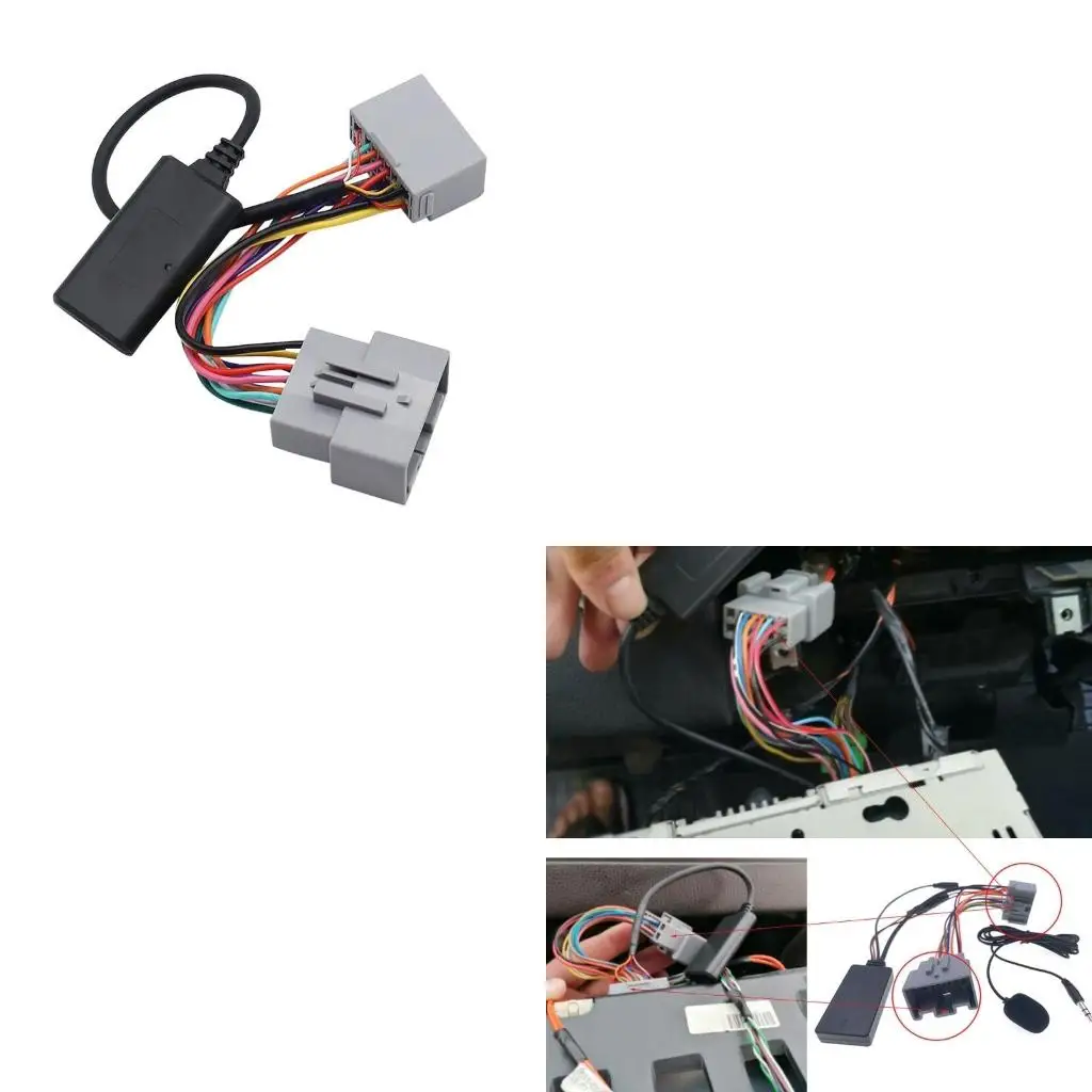 XA6H Radio Adapter for C30C70 V40V50 V70XC70 XC90 Car Noise Cancelling Music Receiver