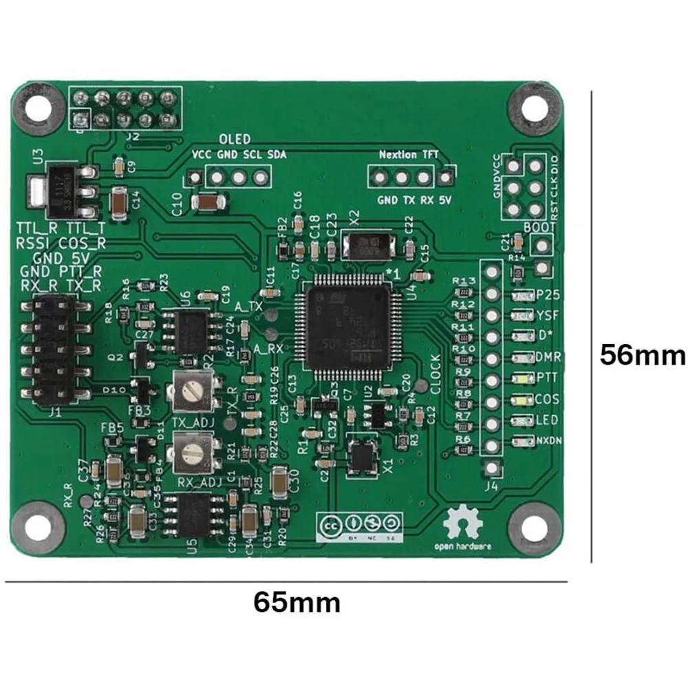 B50C For Raspberry Pi MMDVM DMR Repeater Multi-Mode Digital Voice Modem