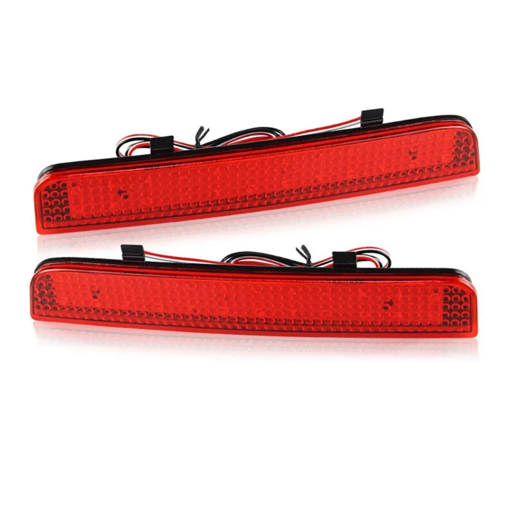 LR006348 LR006349 Red Lens LED Rear Bumper Reflector Light w/ Brake Light For Land Rover Range Rover L322 Freelander 2 / LR2