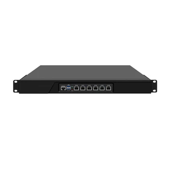 1U 19 pollici Rack Mount Firewall Appliance,Intel Core I5/I7,HUNSN RJ30,VPN, Router di rete, AES-NI, 6 x 2.5GbE I225 LAN,Console,VGA