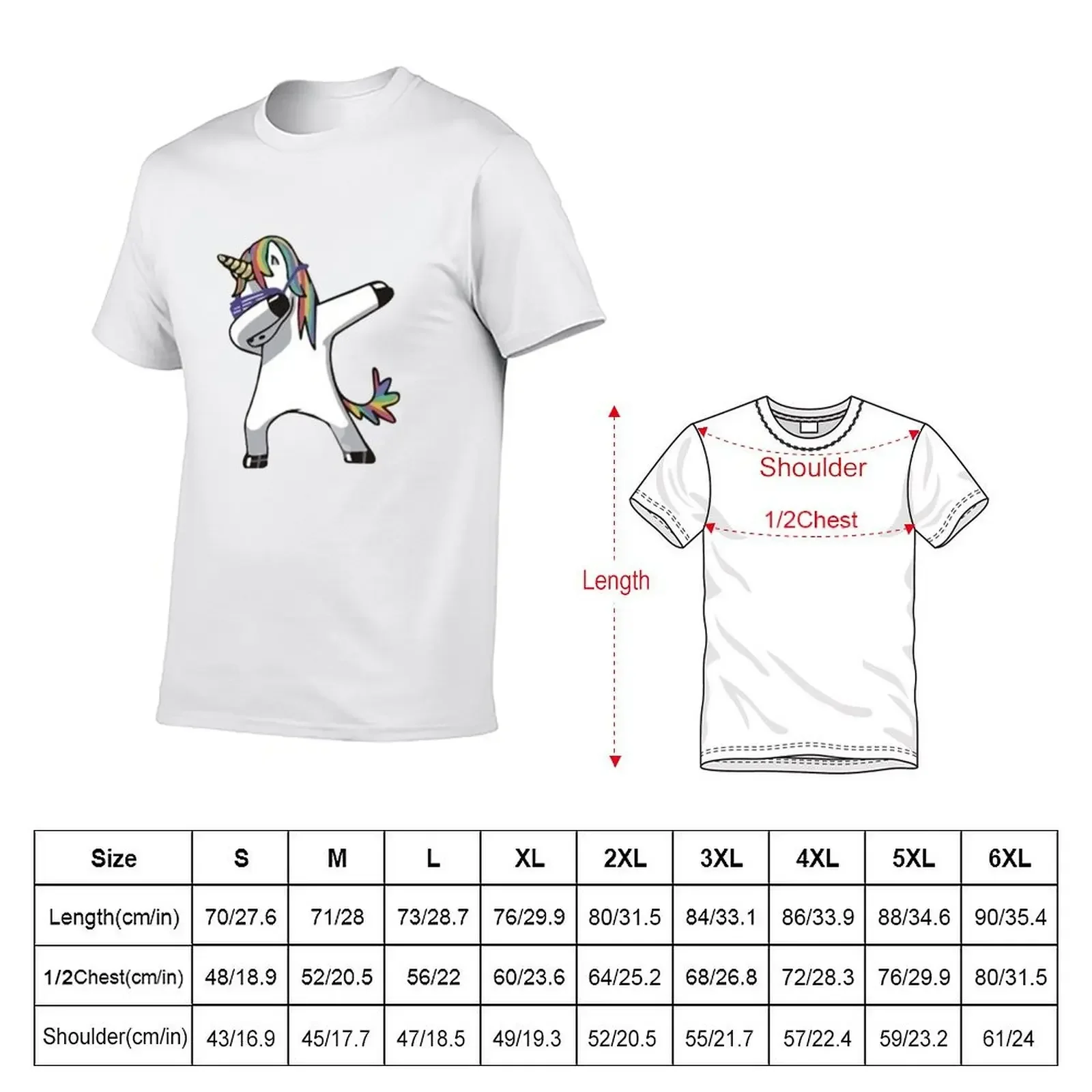 Dabbing Rave Unicorn T-Shirt anime stuff Blouse mens champion t shirts